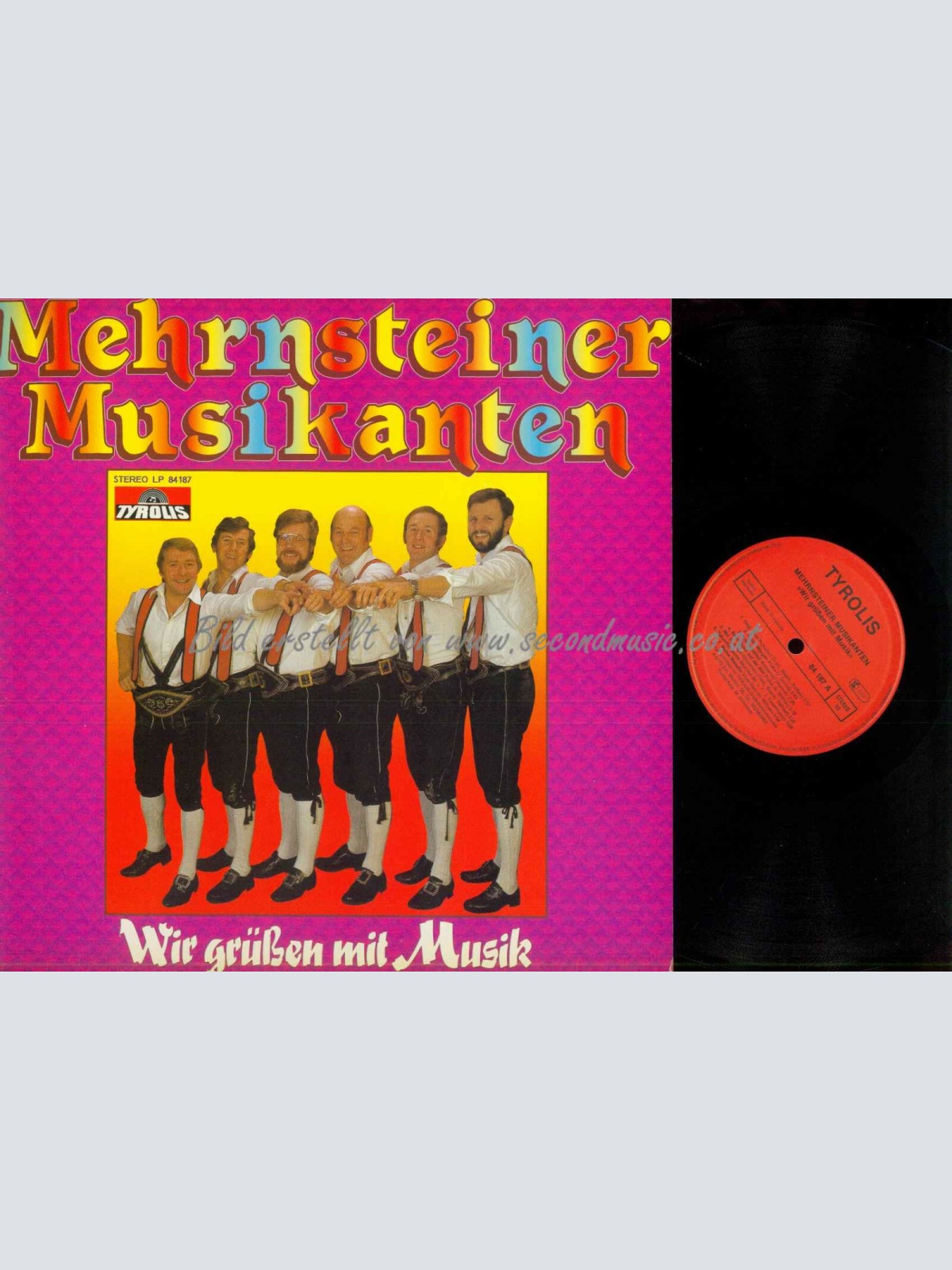 LP- Mehrnsteiner Musikanten -- Wir grüßen mit Musik   /NM /