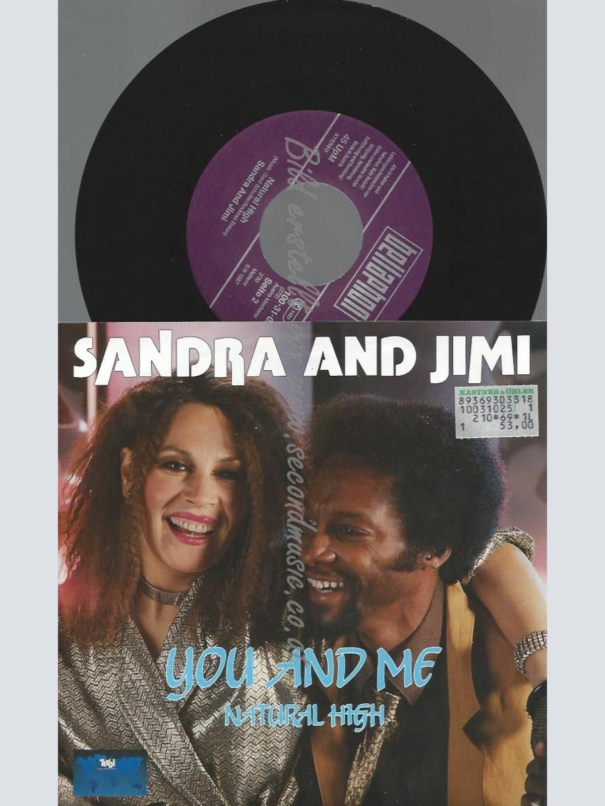 7" SANDRA AND JIMI YOU AND ME  // NM