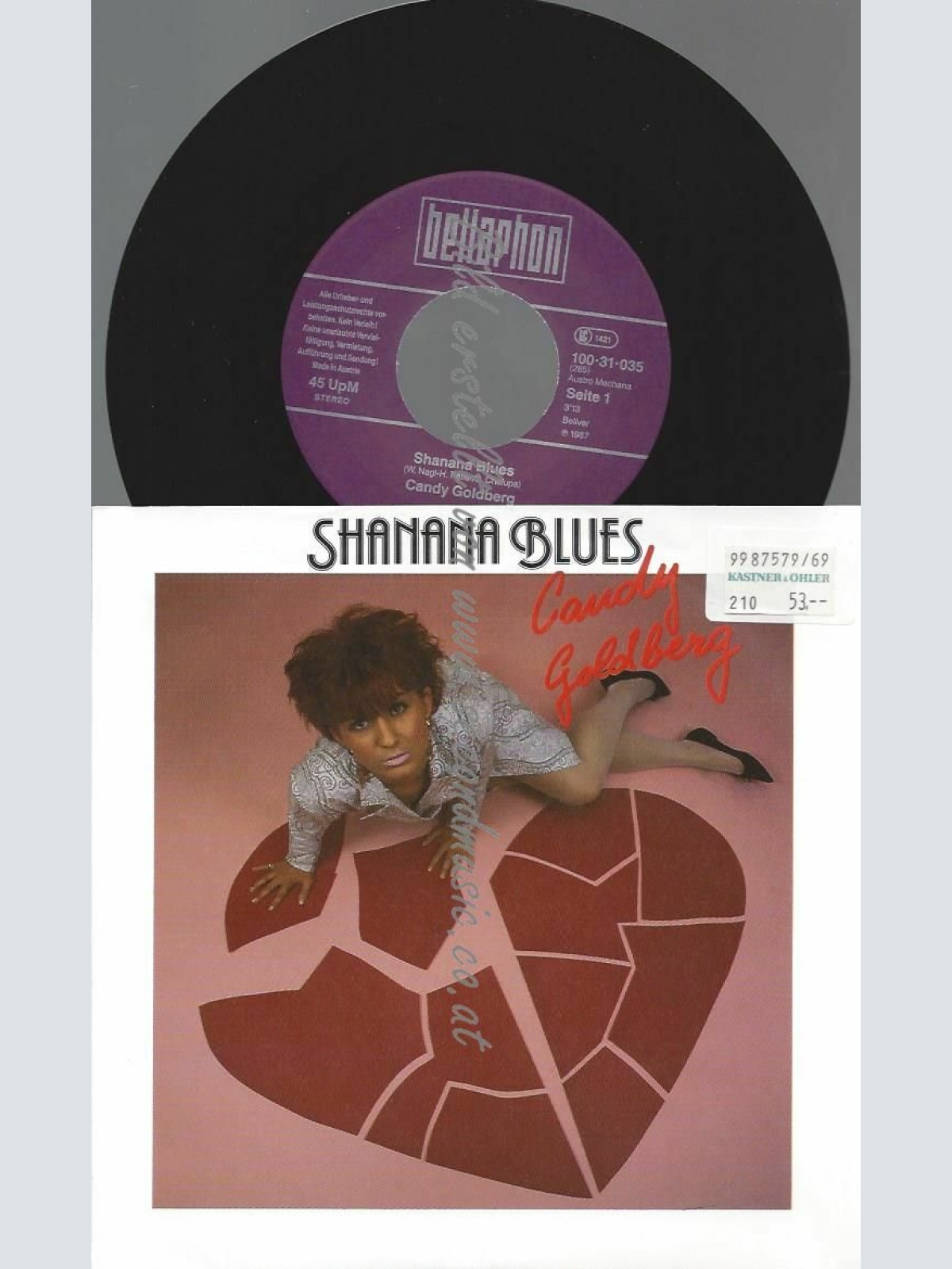 7" SHANANA BLUES CANDY GOLDBERG   // NM
