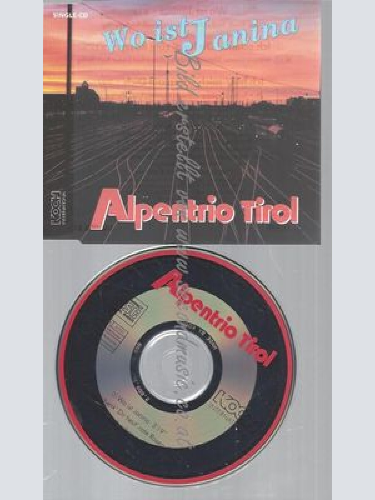 CD--ALPENTRIO--WO IST JANINA SINGLE