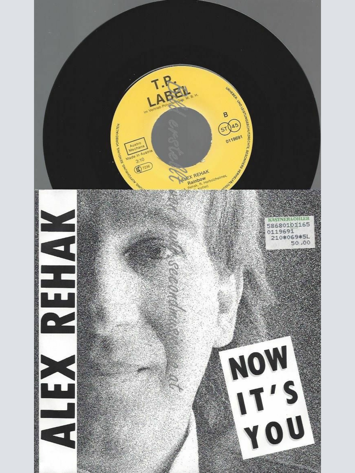 7" ALEX REHAK  NO IT'S YOU  // NM