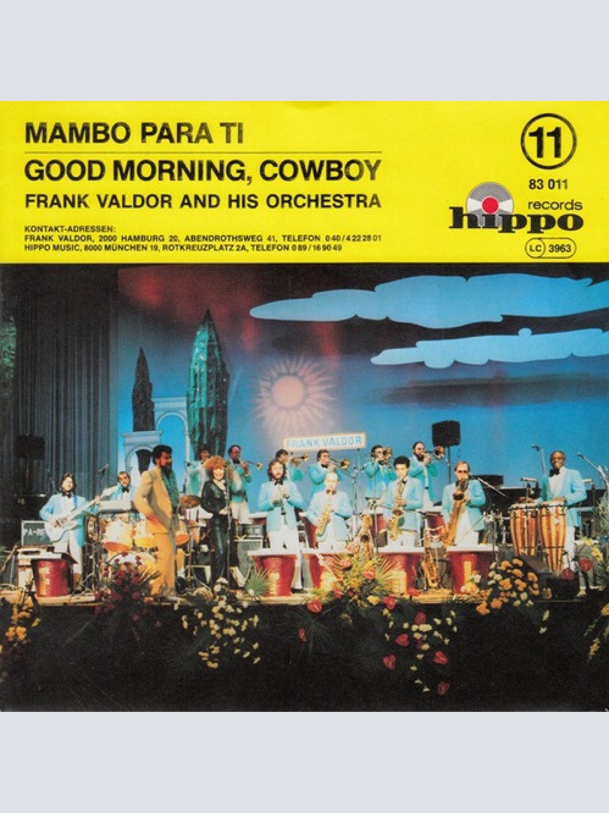 7", Single Frank Valdor And His Orchestra* - Mambo Para Ti