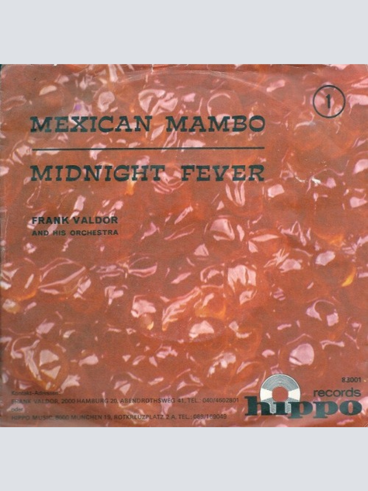 7" Frank Valdor And His Orchestra* - Mexican Mambo / Midnight Fever