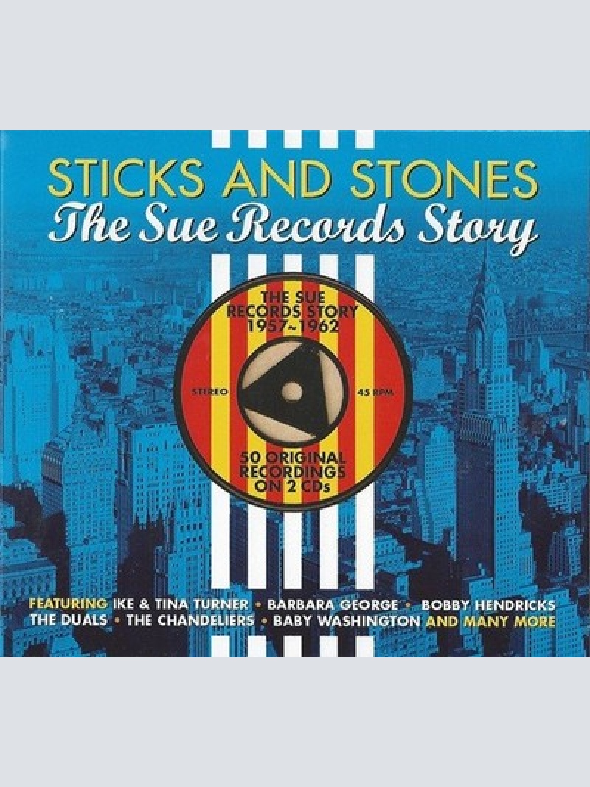 2xCD, Comp, Dig Various - Sticks And Stones - The Sue Records Story
