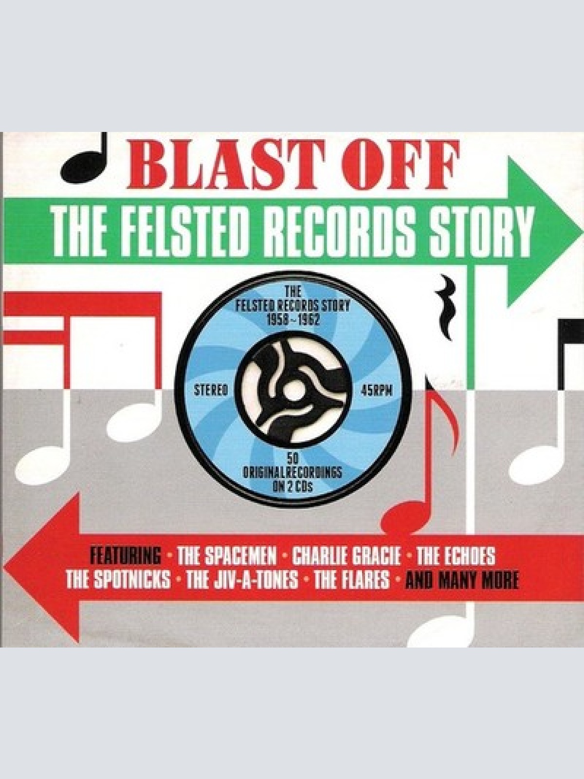 2xCD, Comp, Gat Various - Blast Off - The Felsted Records Story