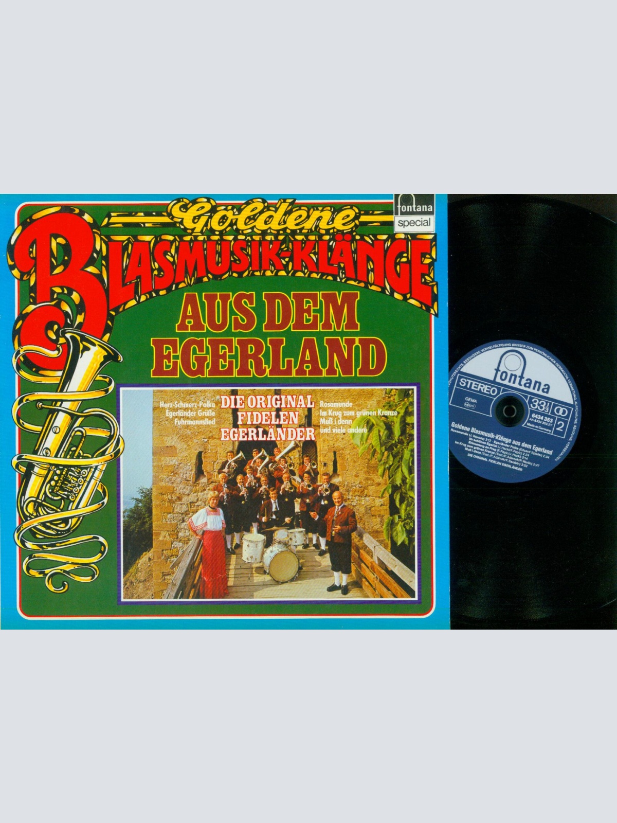 LP-- Die Original fidelen Egerländer /Goldene Blasmusik aus dem Egerland