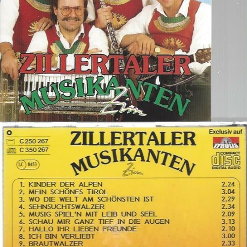 CD--Zillertaler Musikanten -- Kinder der Alpen