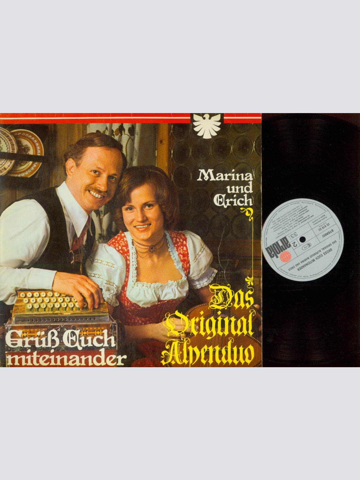 LP--Das Original Alpenduo Grüß Euch miteinander