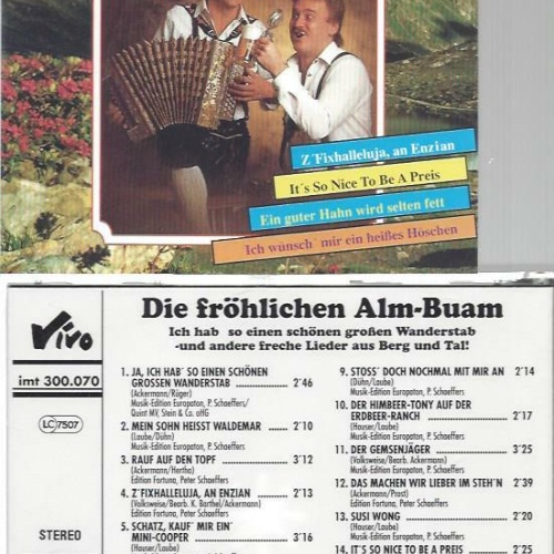 CD--Die fröhlichen Alm Buam