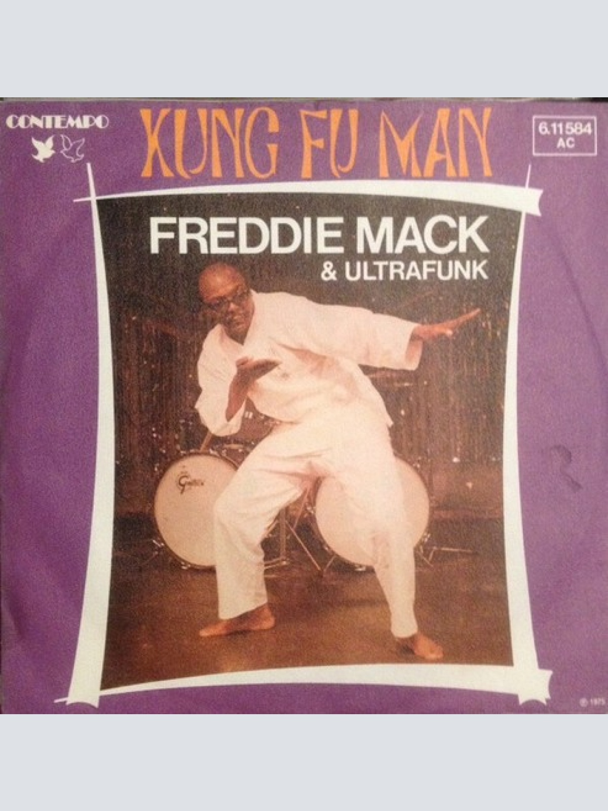 7", Single, Promo Freddie Mack & Ultrafunk - Kung Fu Man