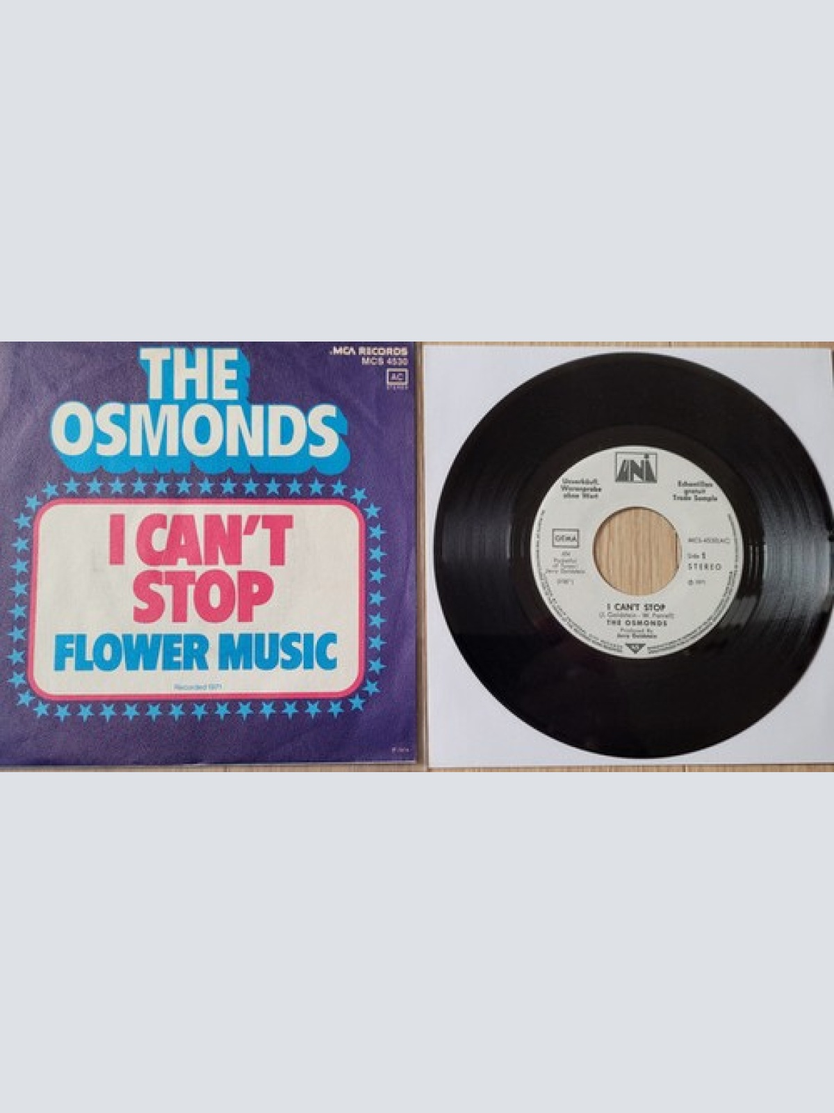 7", Single, Promo The Osmonds - I Can't Stop