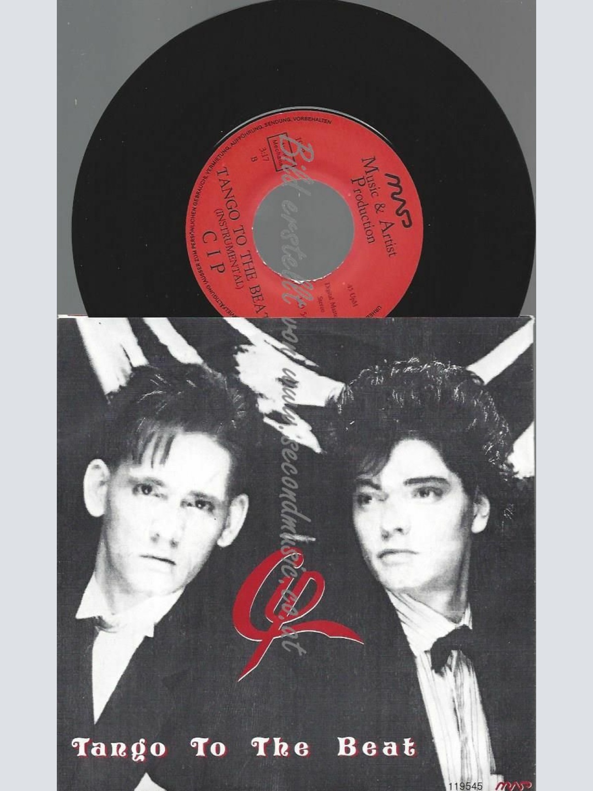 7" CIP TANGO TO THE BEAT  //NM