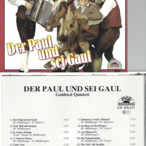 CD--Goldried Quintett --Der Paul und sei Gaul