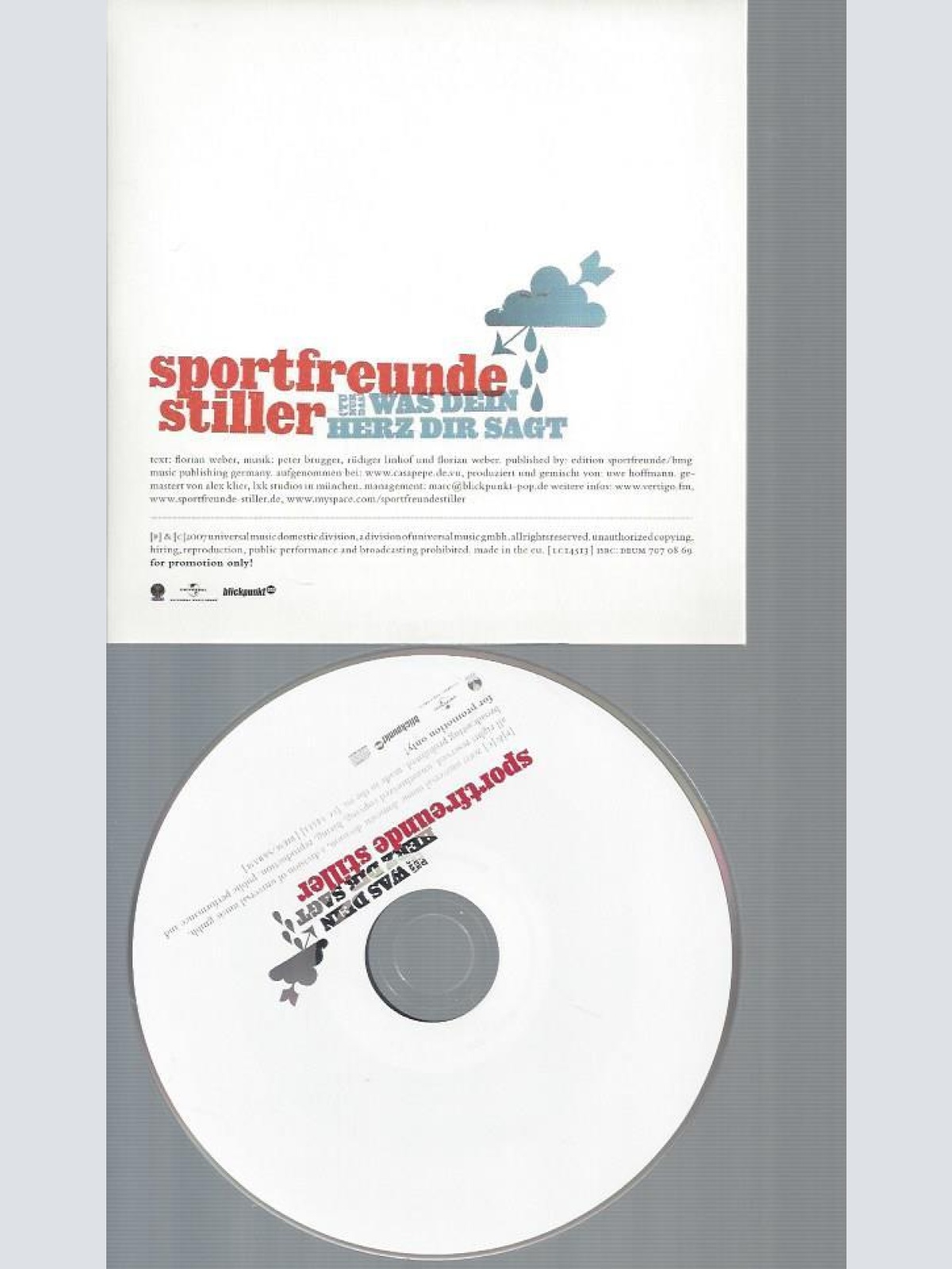CD--SPORTFREUNDE STILLER WAS DEIN HERZ DIR SAGT   //  PROMO