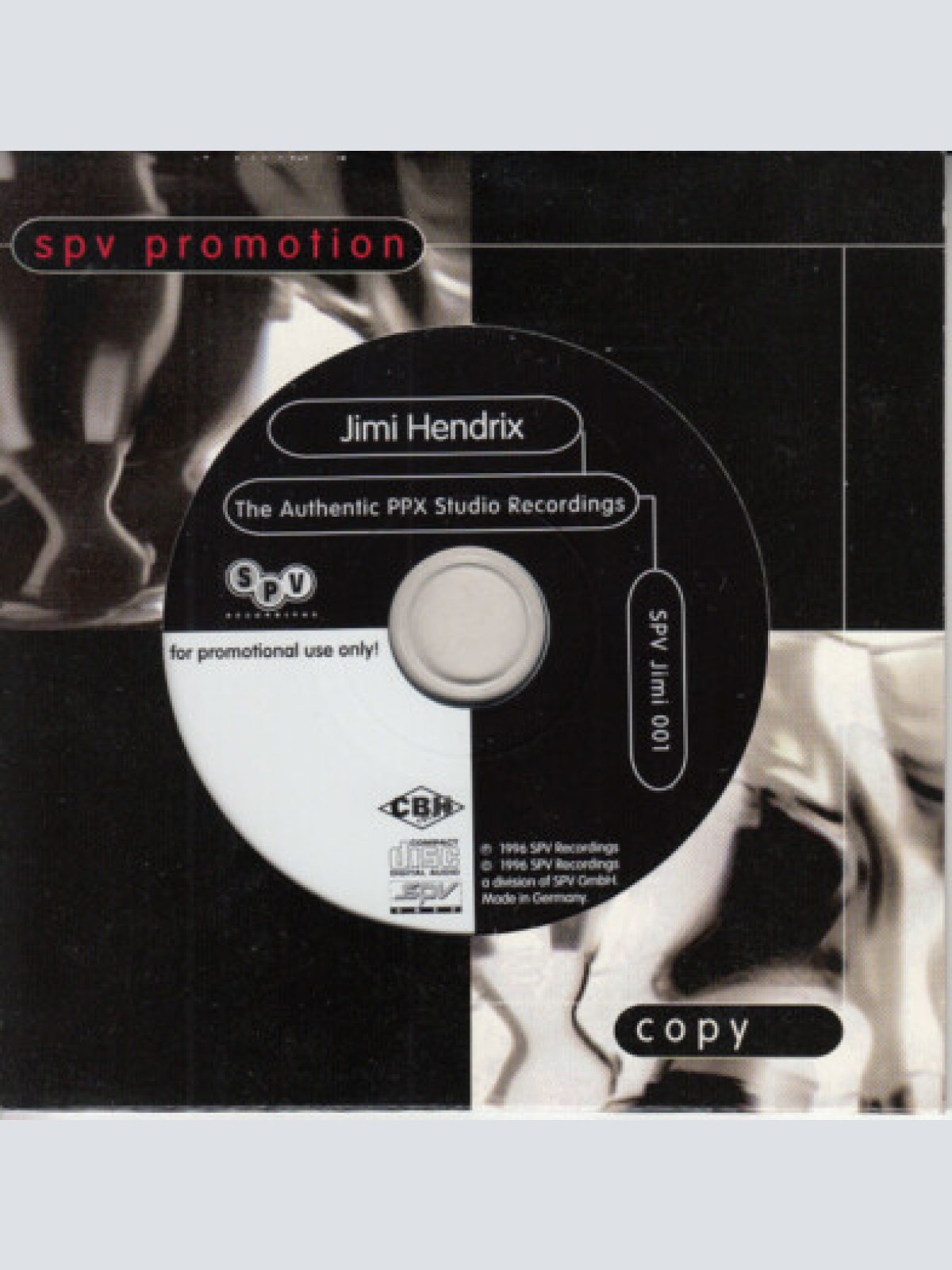 CD, EP, Promo Jimi Hendrix - The Authentic PPX Studio Recordings