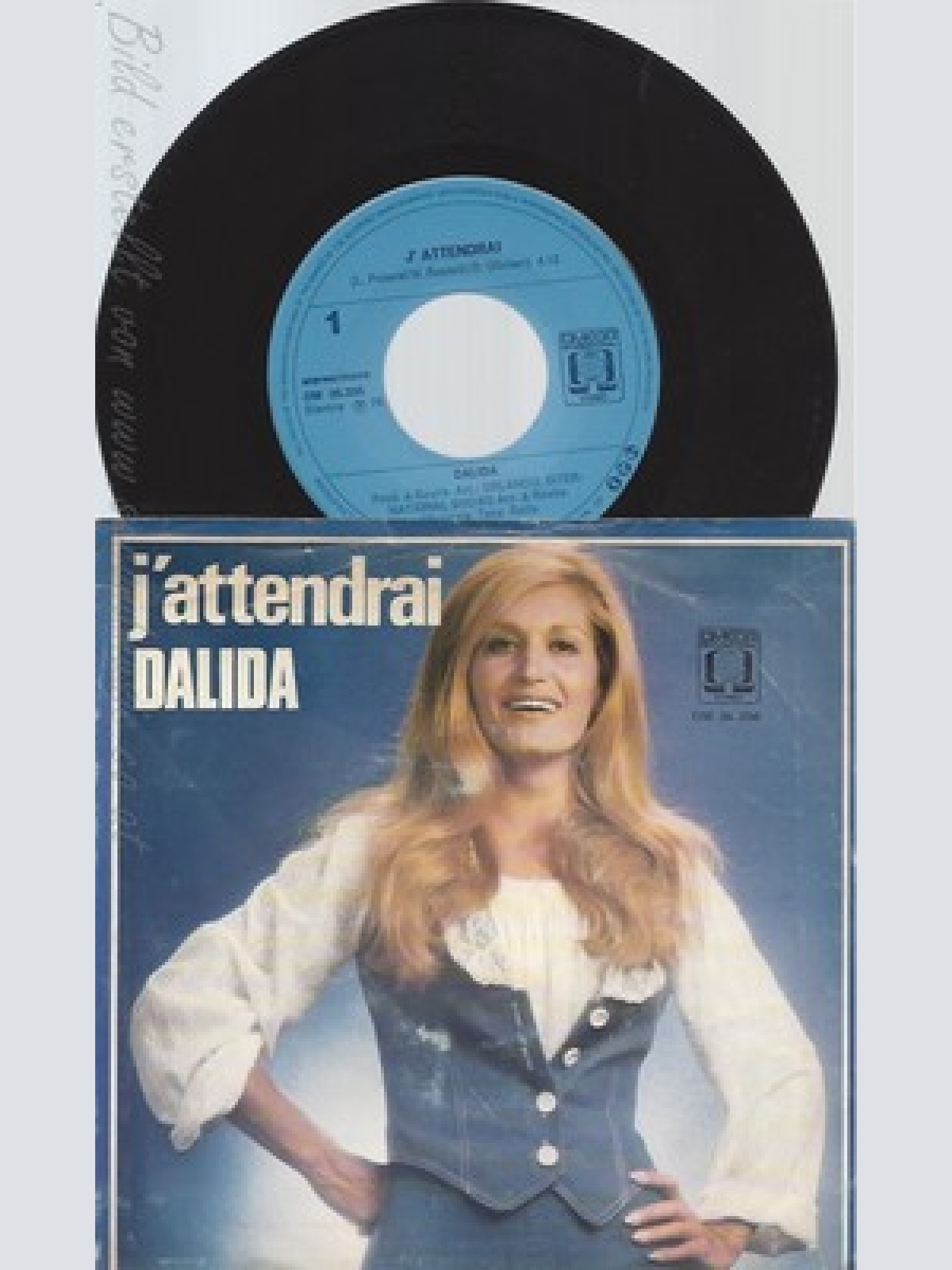 7" DALIDA -- J ATTENDRAI --RARE OMEGA INTERNATIONAL