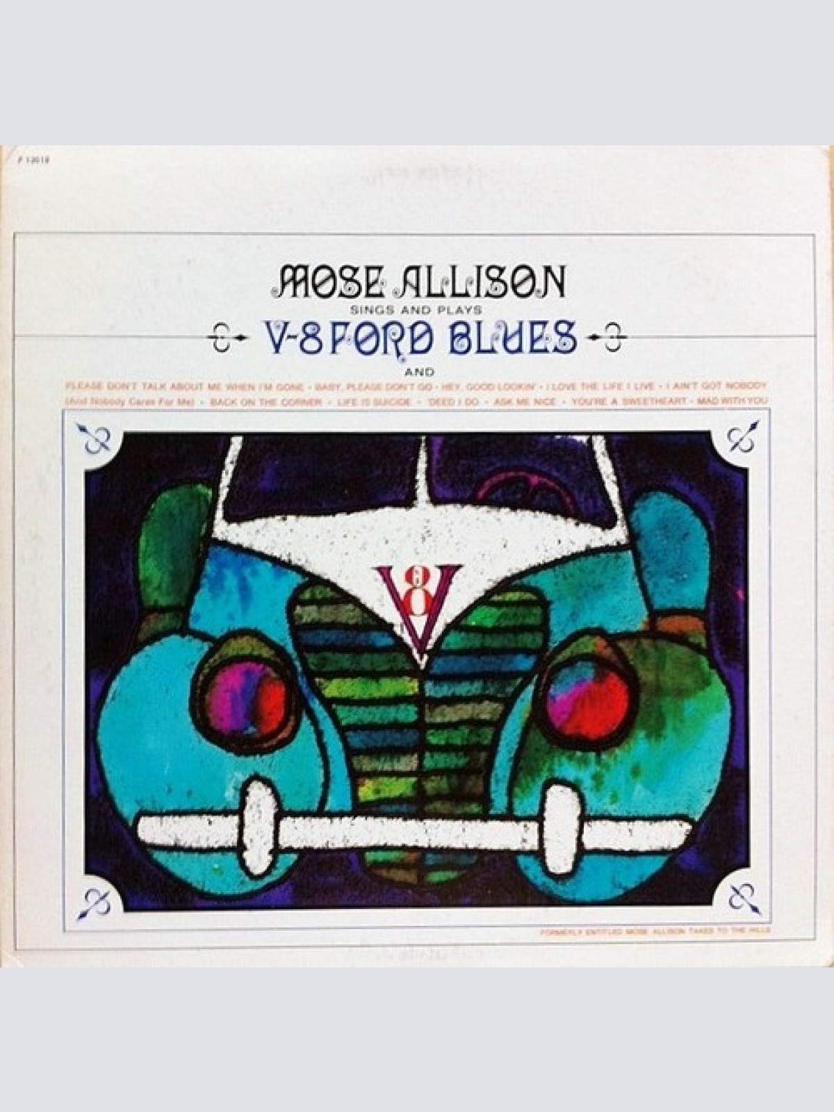 LP, Album, RE Mose Allison - Sings And Plays V-8 Ford Blues
