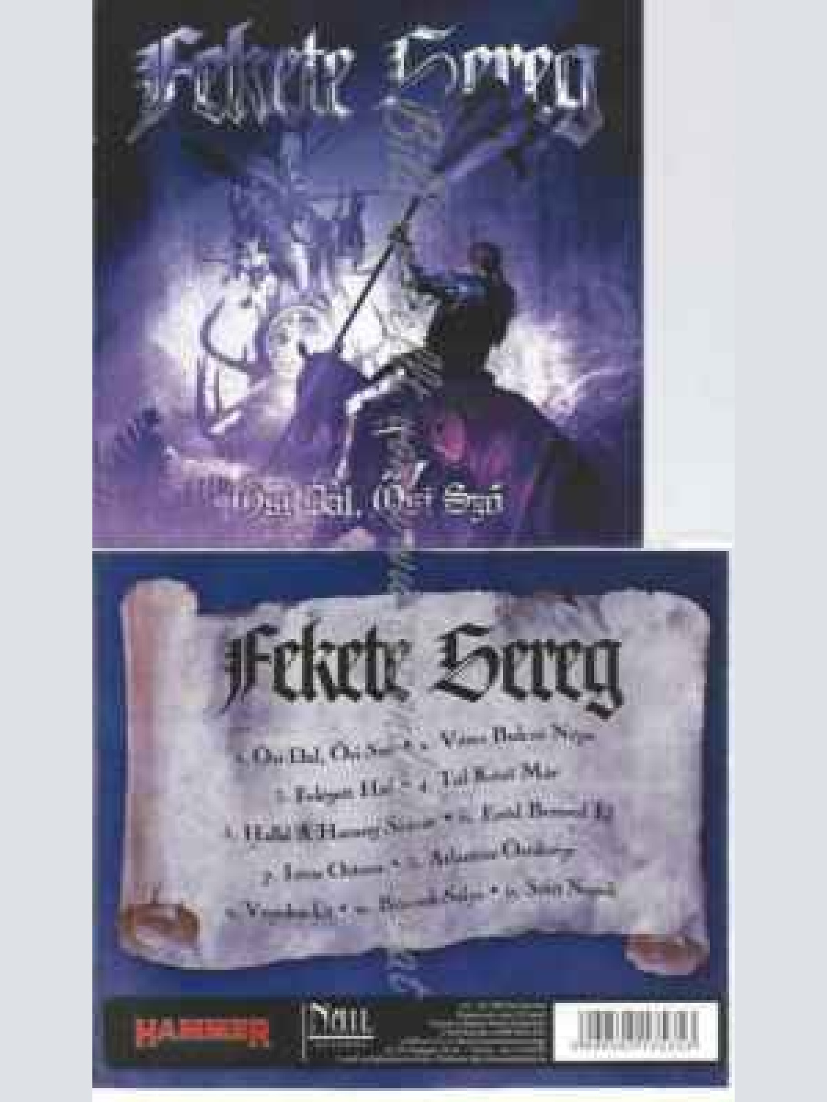 CD--FEKETE SEREG--ÖSI DAL, ÖSI SZÓ