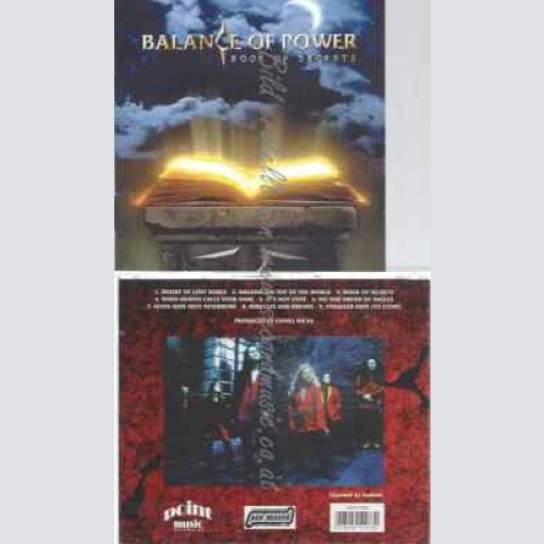 CD--BALANCE OF POWER | --BOOK OF SECRETS