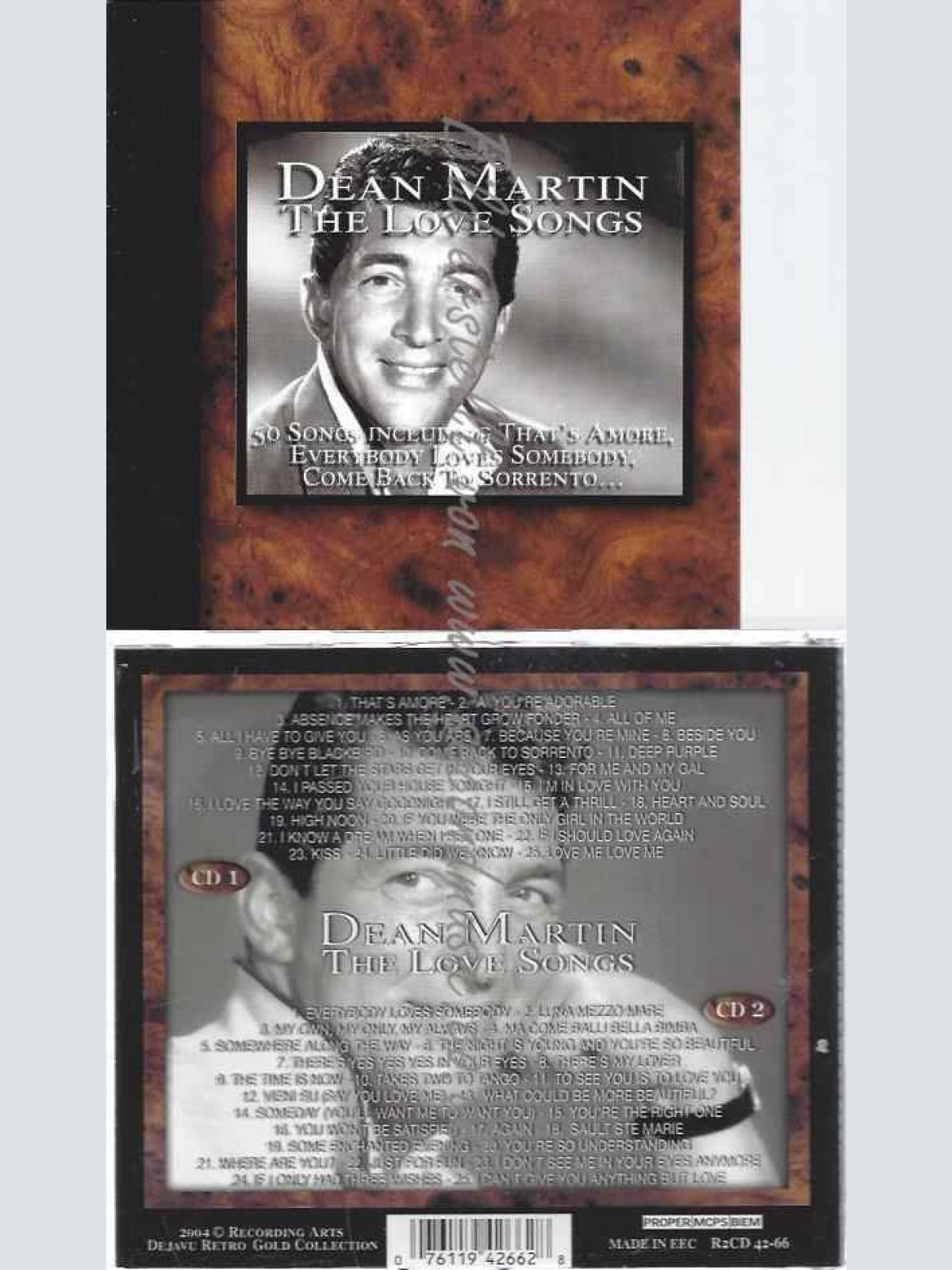 CD--DEAN MARTIN | --THE LOVE SONGS