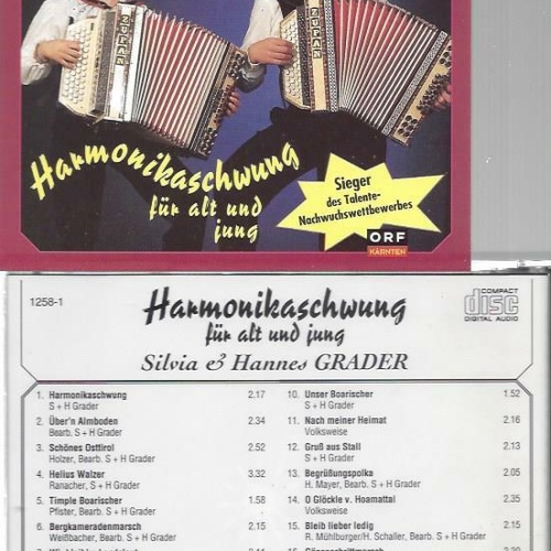 CD--Silvia & Hannes Grader --Harmonikaschwung