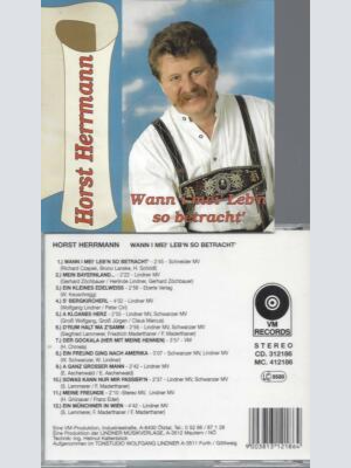 CD -Horst Herrmann Wann i mei Leb'n so betracht
