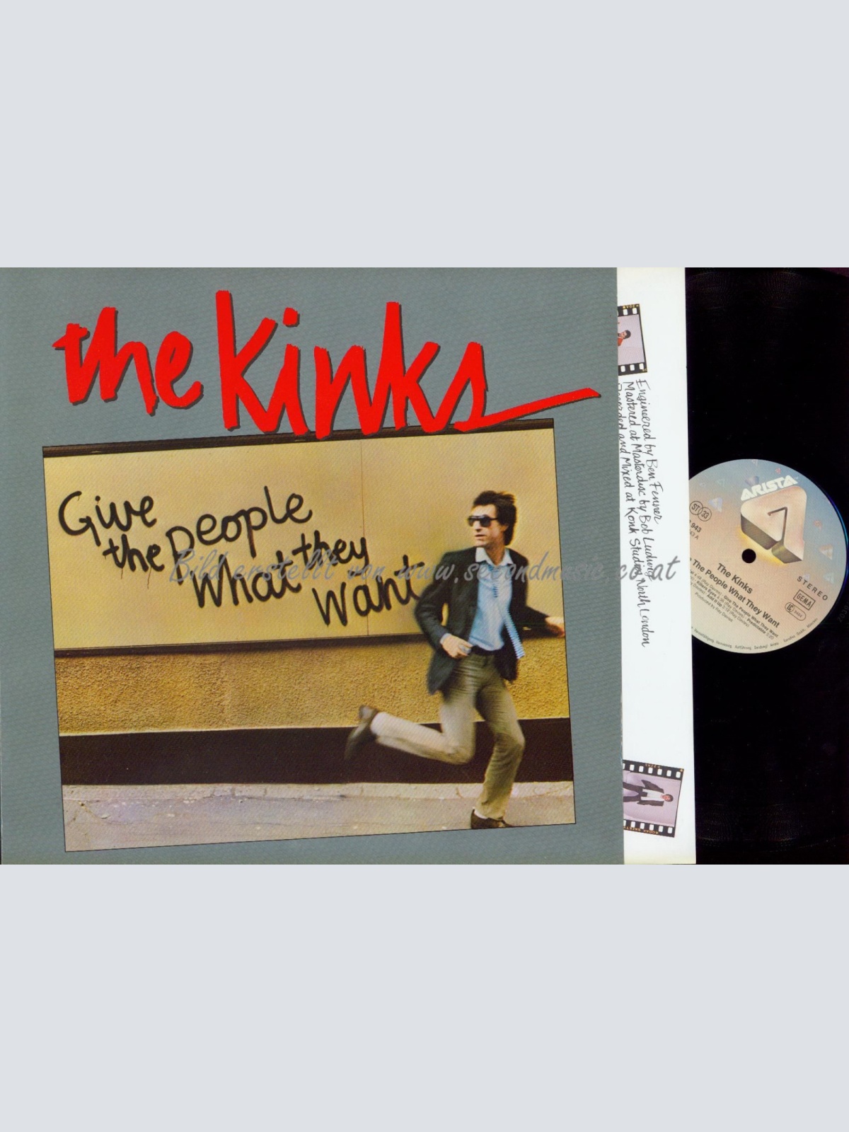 LP-- The Kinks – Give The People What They Want  // OIS /
