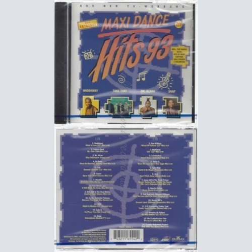 CD--NM-SEALED-MAXI DANCE HITS 93 -1993- -- HADDAWAY, CULTURE BEAT, DR. ALBAN, L