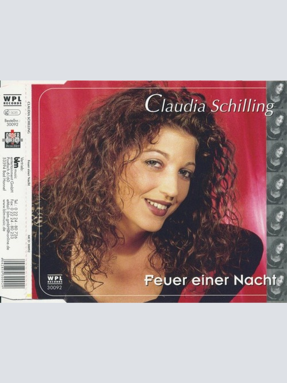 CD, Maxi Claudia Schilling - Feuer Einer Nacht