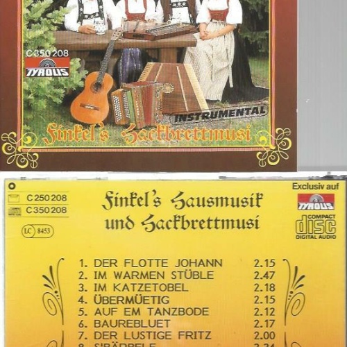 CD--Finkels Hausmusik --Finkels Hackbrettmusi
