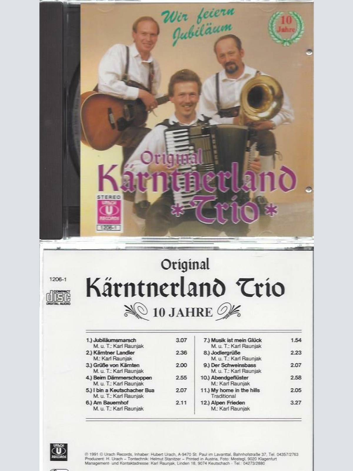 CD--Original Kärntnerland Trio -- Wir feiern Jubiläum 10 Jahre