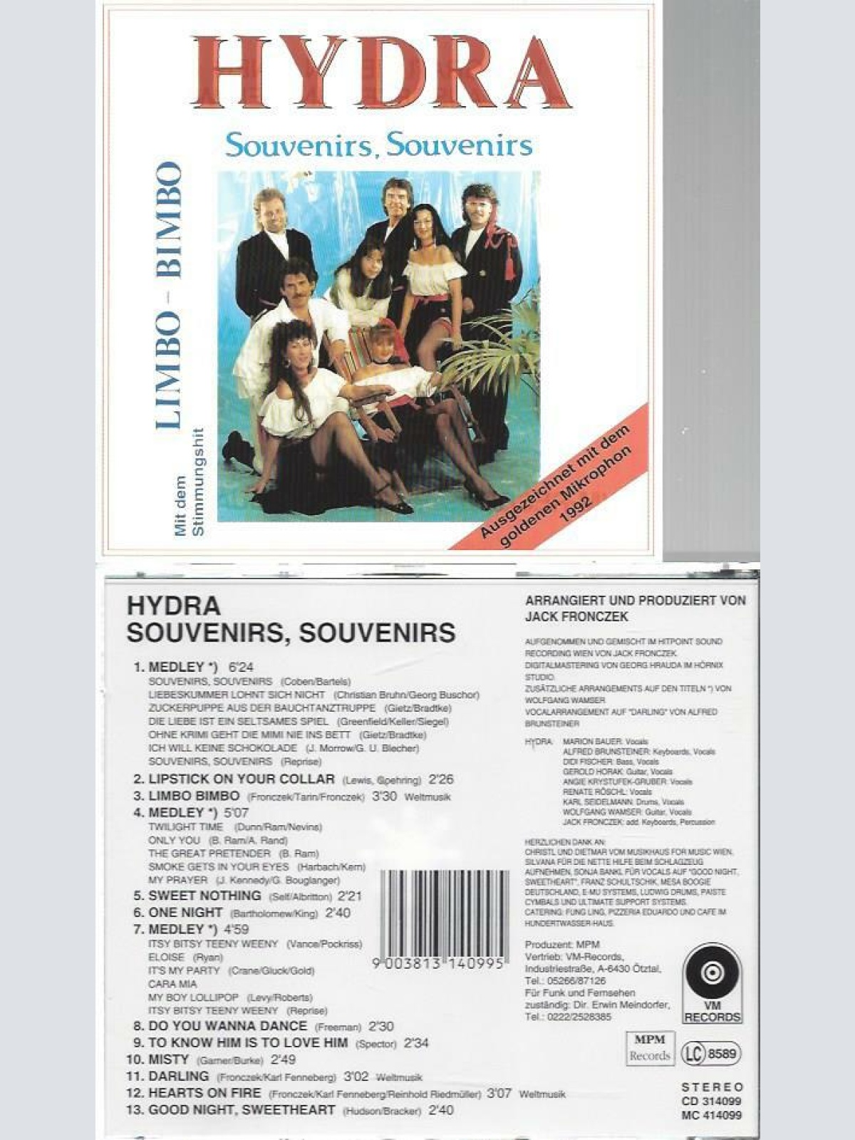 CD--Hydra --  Souvenirs