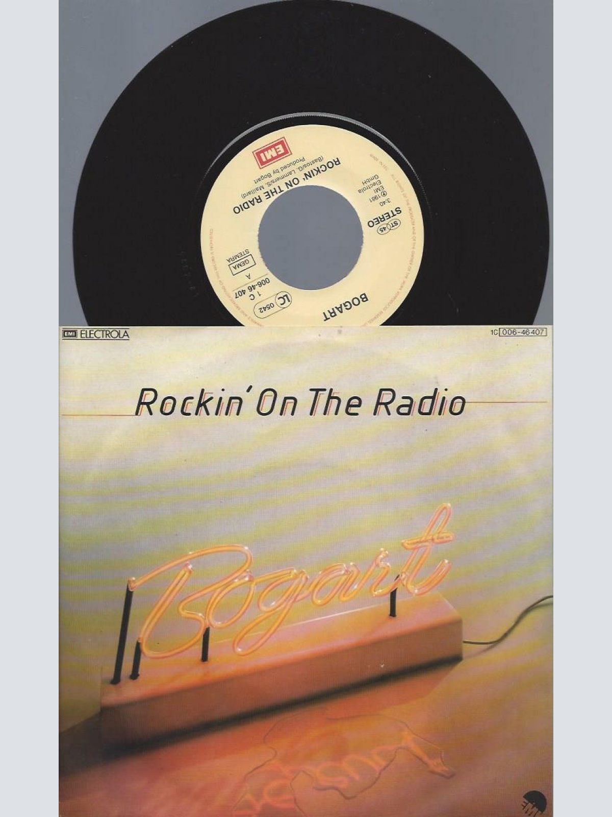 7"      Bogart   – Rockin' On The Radio