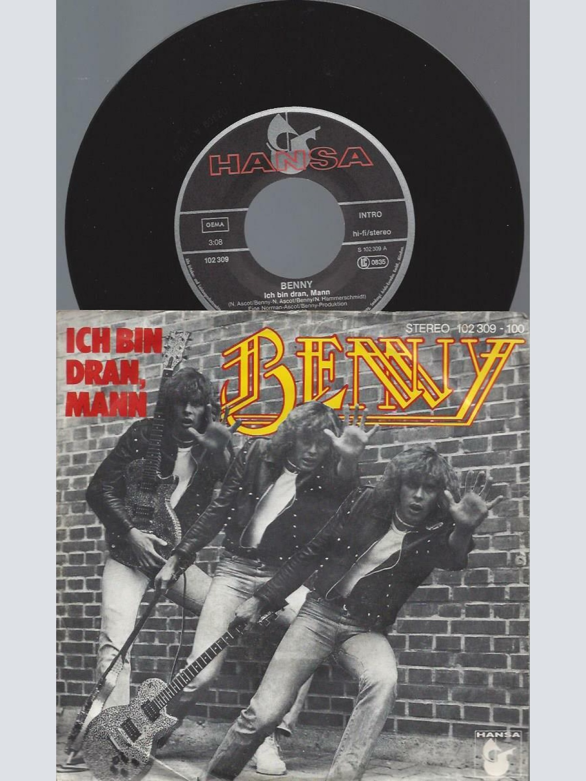 7"  Benny  Ich Bin Dran, Mann