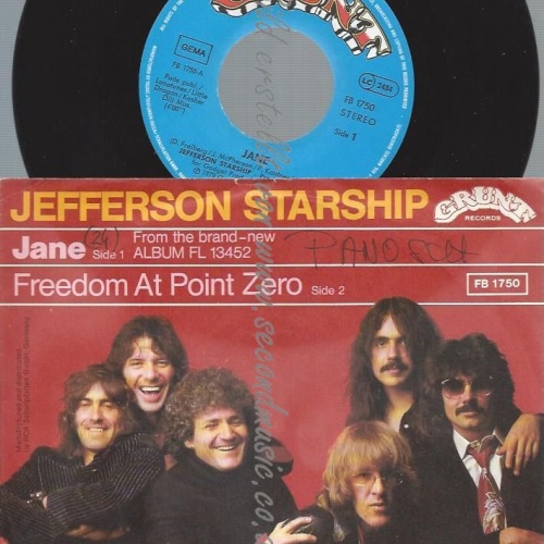 7"    Jefferson Starship  Jane