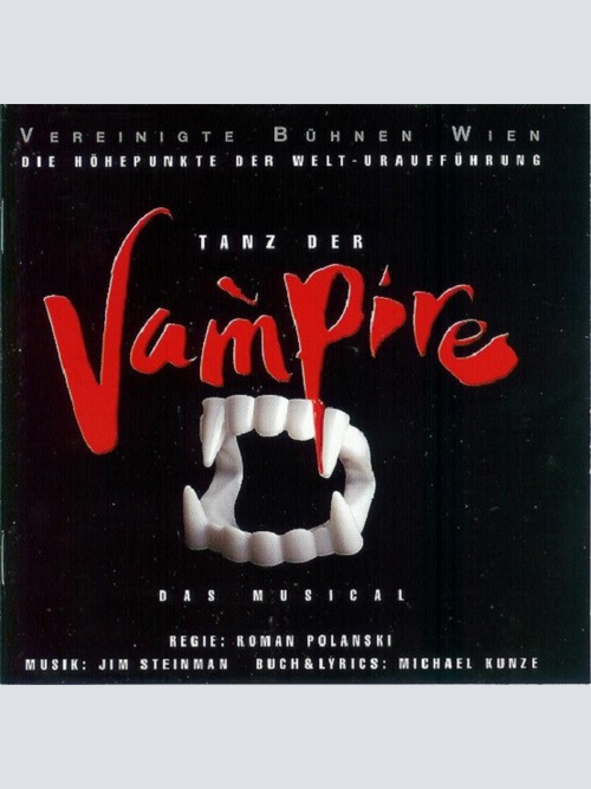 CD, Comp, RE Vereinigte Bühnen Wien, Jim Steinman, Michael Kunze - Tanz Der V...