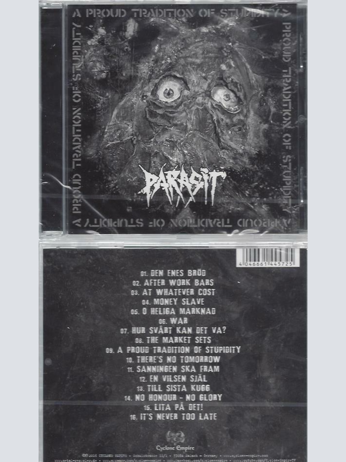 CD-- Parasit  – A Proud Tradition Of Stupidity