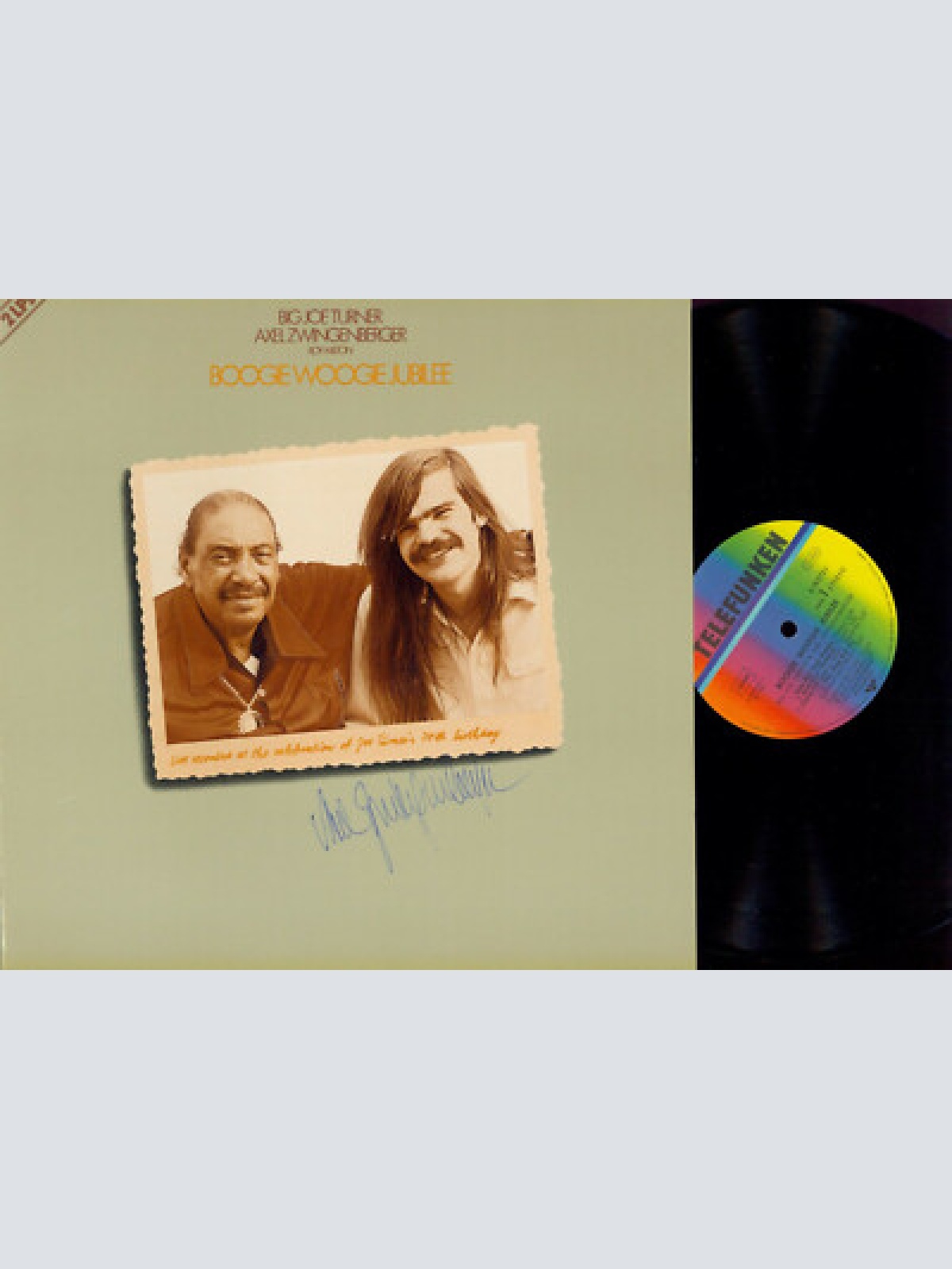 DLP--  Big Joe Turner / Axel Zwingenberger /  Boogie Woogie Jubilee/ Signed