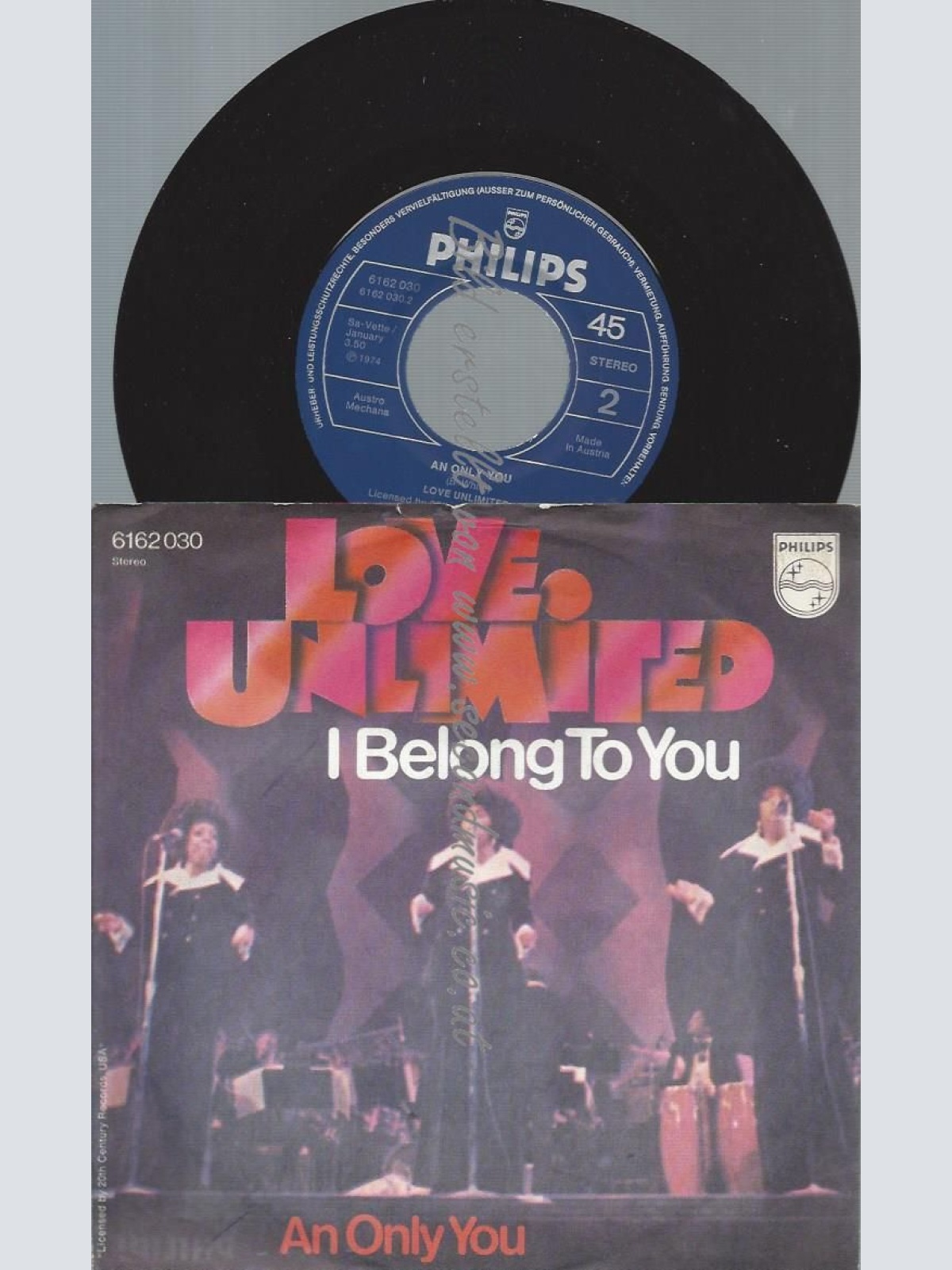 7"   Love Unlimited – I Belong To You