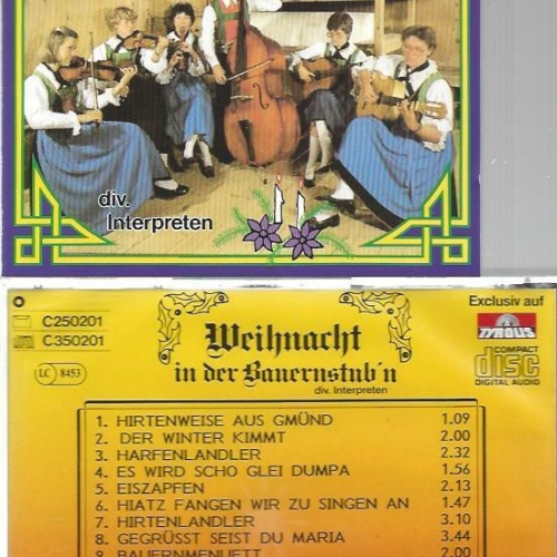 CD--Weihnacht in der Bauernstubn
