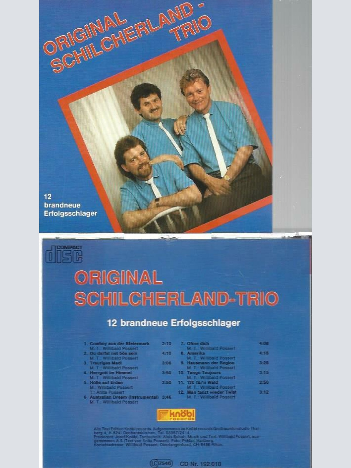 CD--Original Schilcherland Trio --