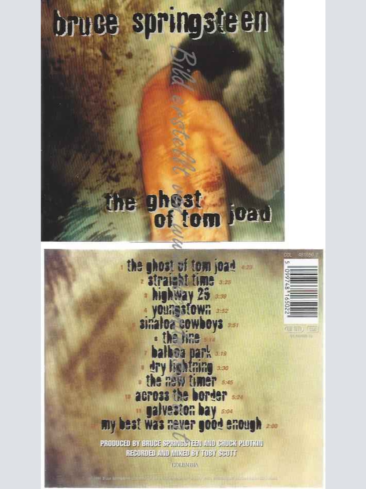 CD--BRUCE SPRINGSTEEN | --THE GHOST OF TOM JOAD