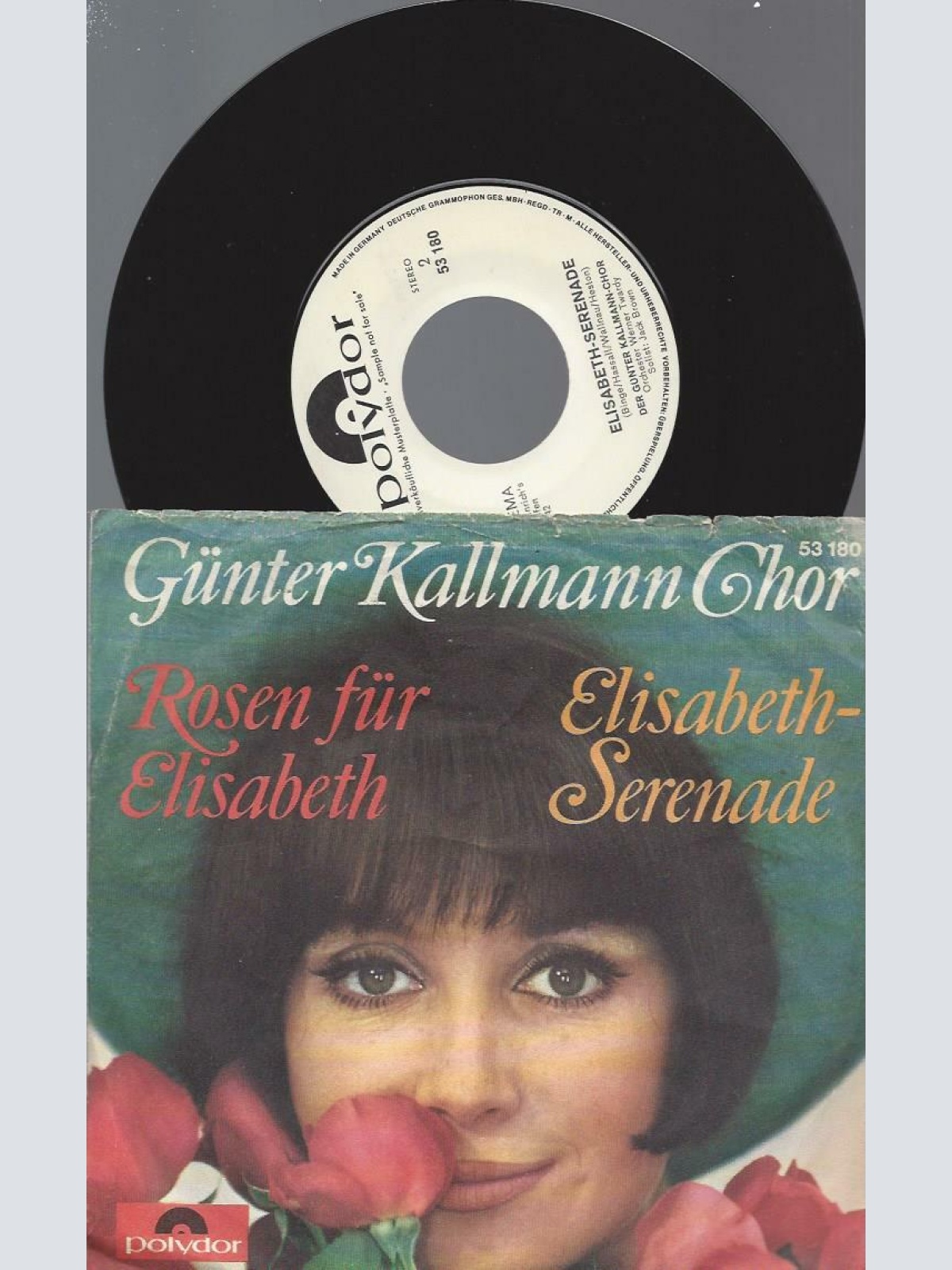 7" Günter Kallmann Chor – Rosen Für Elisabeth  / Promo