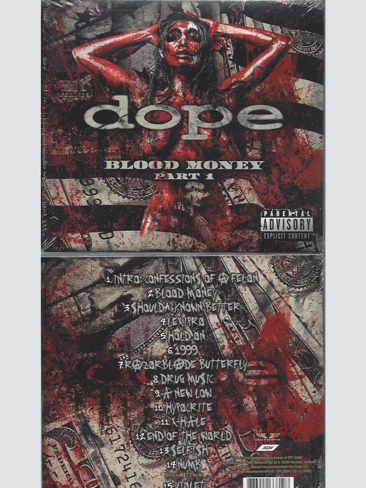 CD--  Dope   Blood Money Part 1