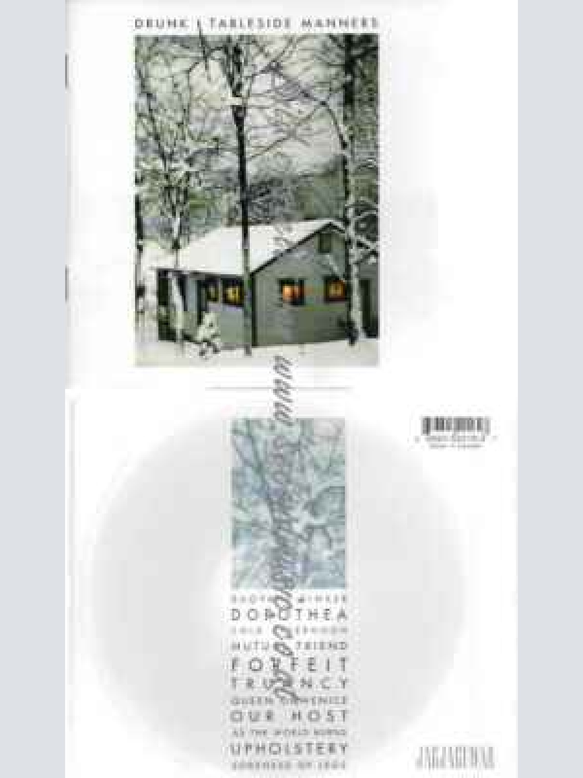 CD--Drunk | --Tableside Manners