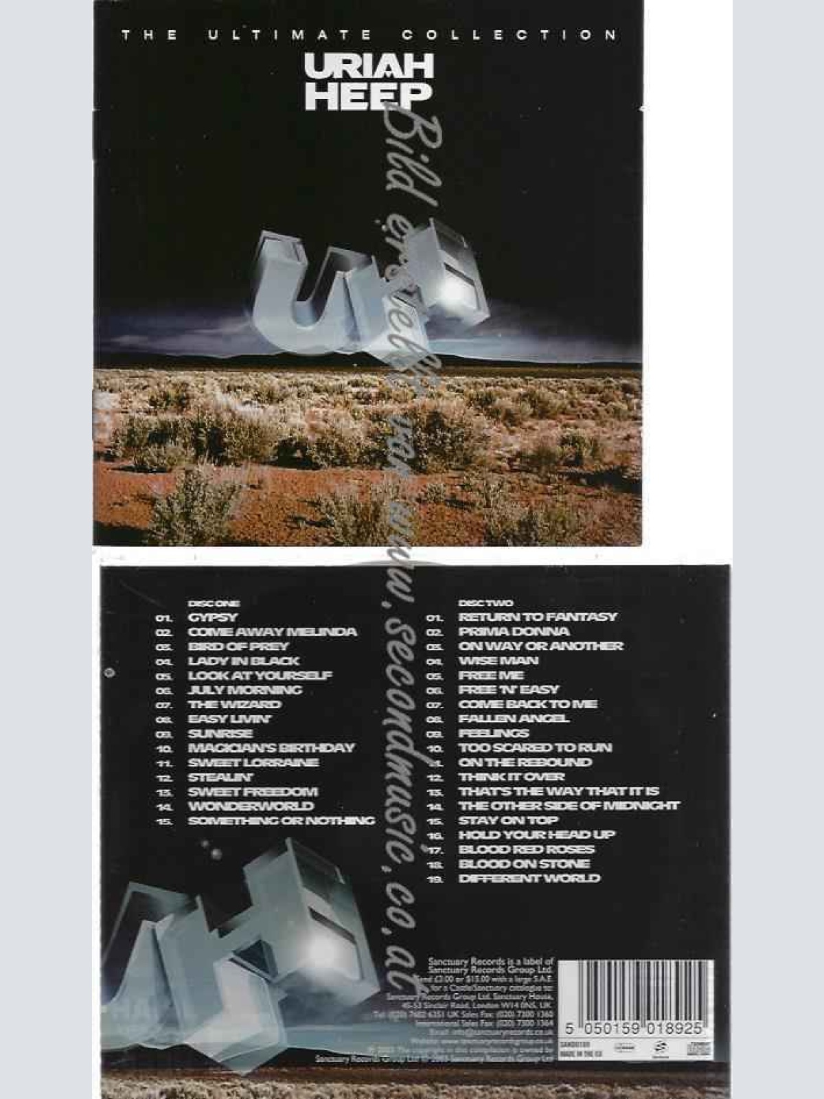 CD--Uriah Heep | --The Ultimate Collection