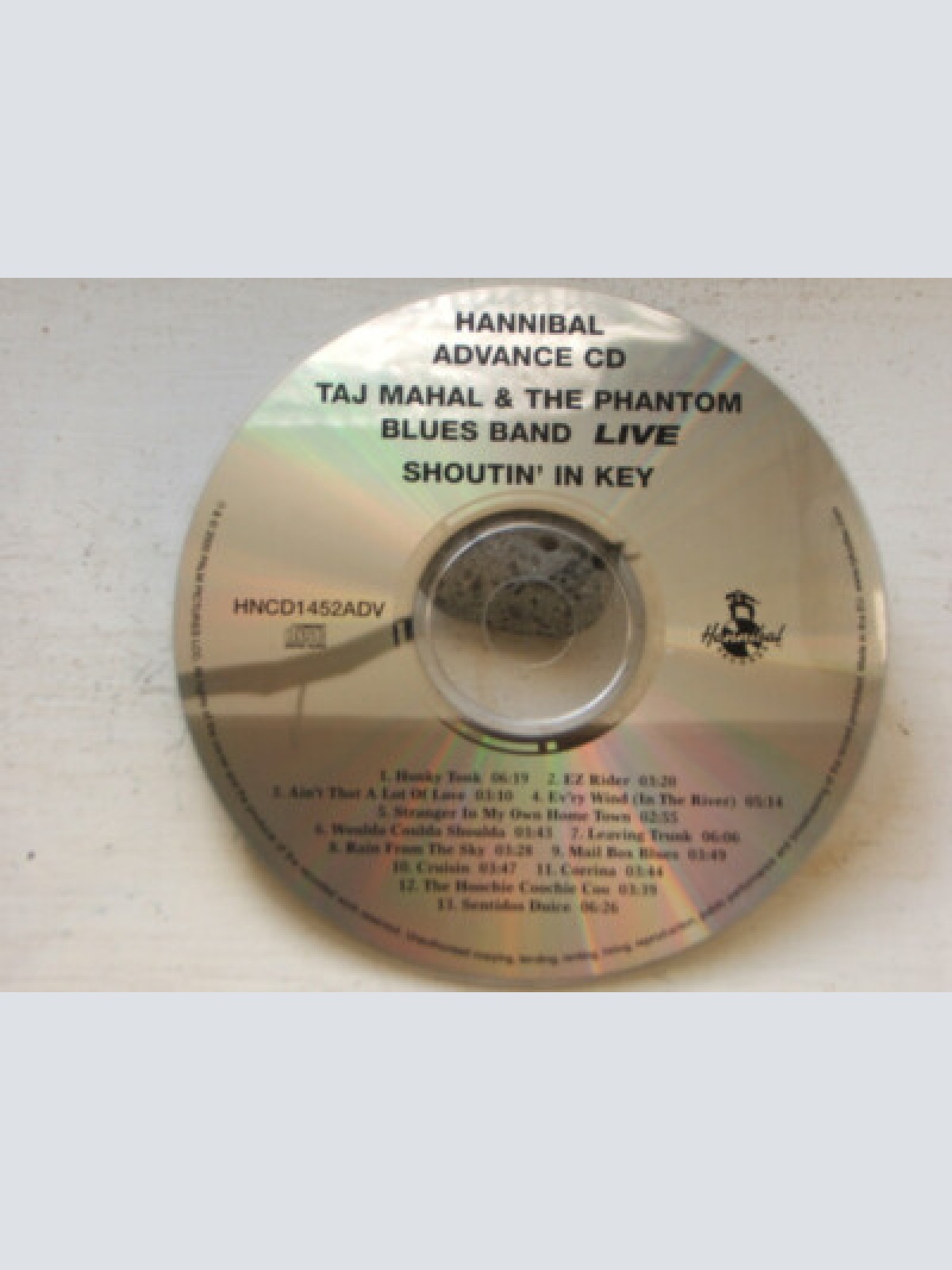 CD, Advance, Album, Promo Taj Mahal & The Phantom Blues Band - Live Shoutin' ...