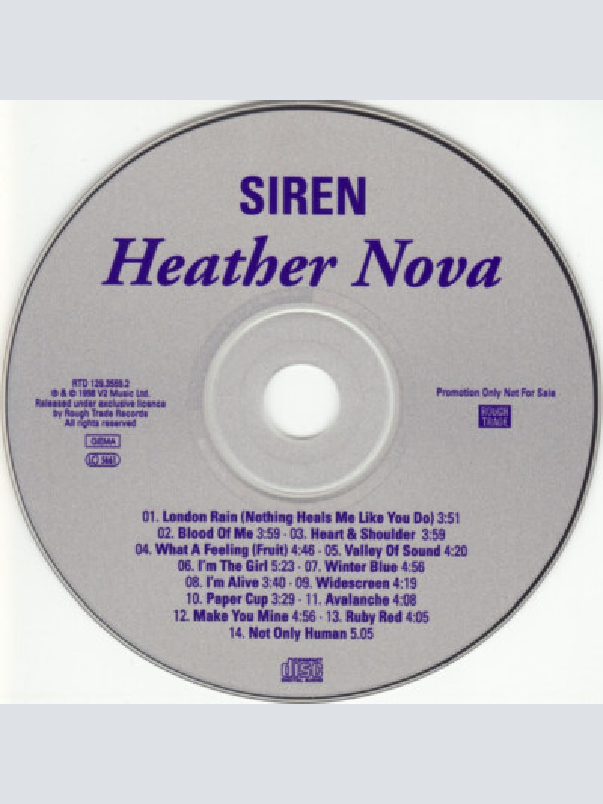 CD, Album, Promo Heather Nova - Siren