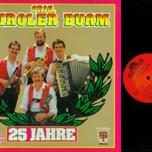 LP--Orig. 4 Tiroler Buam -- 25 Jahre    // NM