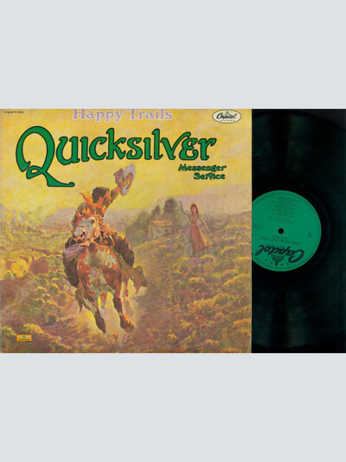 LP--  Quicksilver Messenger Service  Happy Trails  // SN16090 Re-Issue